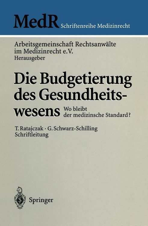Produktbild: Die Budgetierung des Gesundheitswesens
