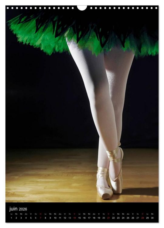 Produktbild: BALLERINE (Calendrier mural 2026 DIN A3 horizontal), CALVENDO calendrier mensuel