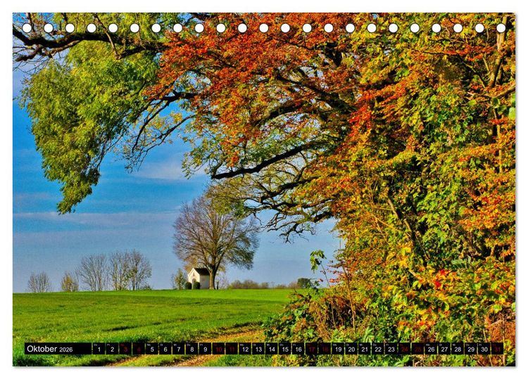 Produktbild: Die Stauden - Heimat in den westlichen W&auml;lder Augsburg (Tischkalender 2026 DIN A5 quer), CALVENDO Monatskalender