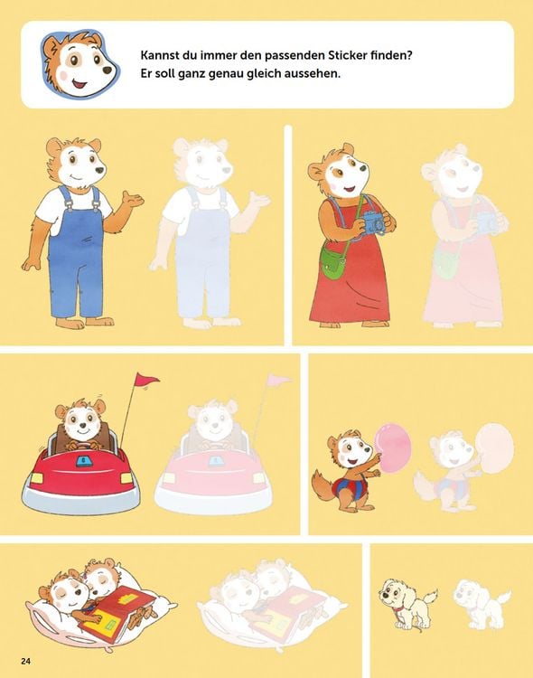 Produktbild: Bobo Siebenschl&auml;fer Stickerbuch