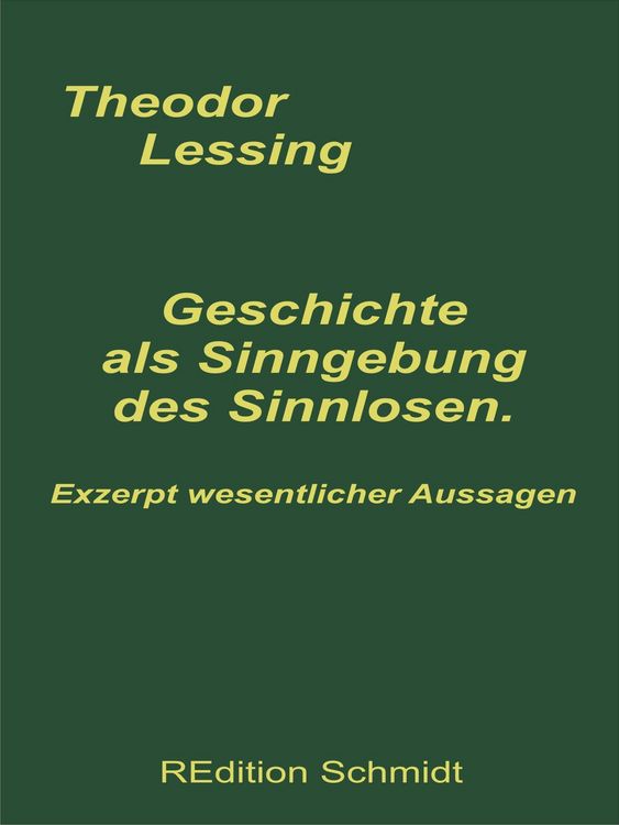 Produktbild: Geschichte als Sinngebung des Sinnlosen