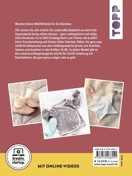 Produktbild: N&auml;hen mit Jersey f&uuml;r Babys (kreativ.startup.)