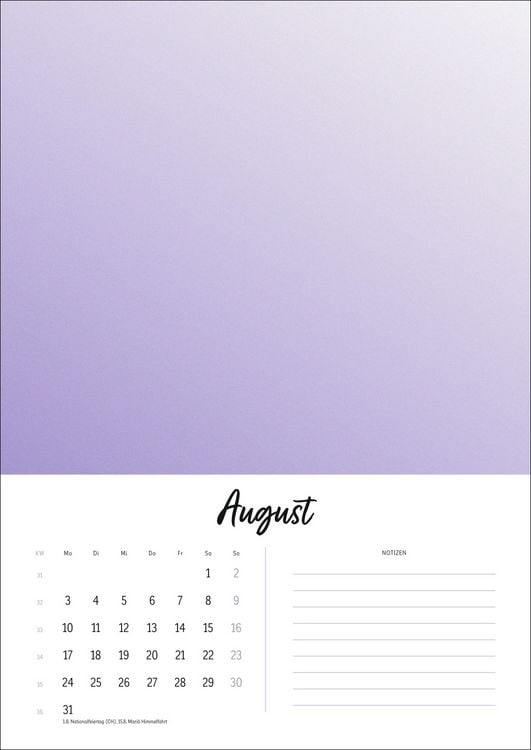 Produktbild: Kreativkalender Design A4 2026
