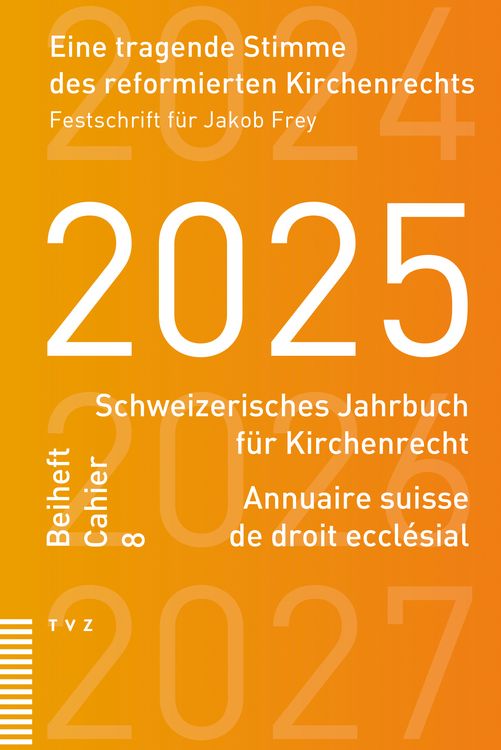 Produktbild: Eine tragende Stimme des reformierten Kirchenrechts