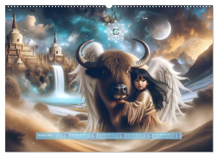 Produktbild: Spirit Animal Dreams (Wall Calendar 2027 DIN A2 landscape), CALVENDO 12 Month Wall Calendar