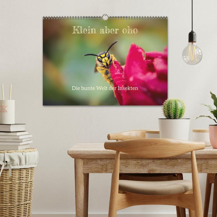 Produktbild: Klein aber oho. Die bunte Welt der Insekten (Wandkalender 2026 DIN A3 quer), CALVENDO Monatskalender