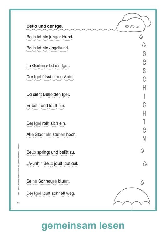 Produktbild: Lesetandems und chorisches Lesen &ndash; 1. Klasse