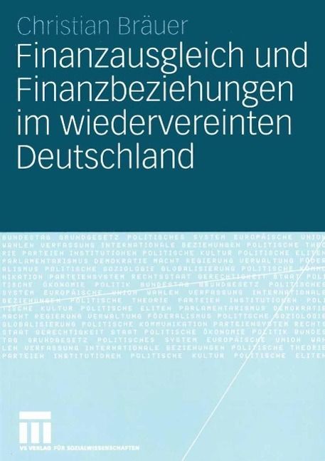 Produktbild: Finanzausgleich und Finanzbeziehungen im wiedervereinten Deutschland
