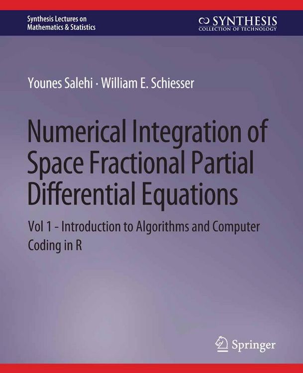 Produktbild: Numerical Integration of Space Fractional Partial Differential Equations