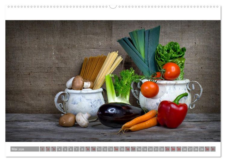 Produktbild: Lebenselixier Obst und Gem&uuml;se (hochwertiger Premium Wandkalender 2026 DIN A2 quer), Kunstdruck in Hochglanz