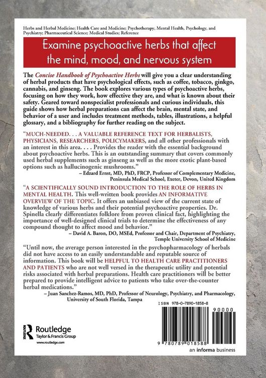 Produktbild: Concise Handbook of Psychoactive Herbs