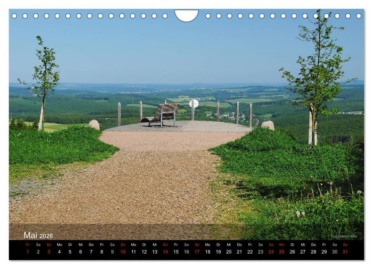 Produktbild: Kreis Siegen-Wittgenstein (Wandkalender 2026 DIN A4 quer), CALVENDO Monatskalender