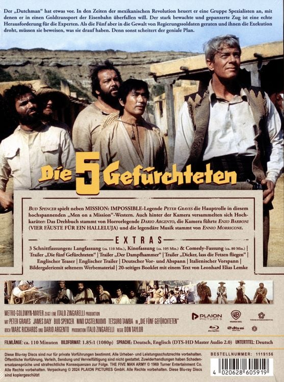 Produktbild: Die f&uuml;nf Gef&uuml;rchteten - Mediabook - Cover A [2 BRs]