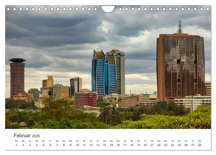 Produktbild: Kenia - Eine Entdeckungsreise durch das Land im Osten Afrikas (Wandkalender 2026 DIN A4 quer), CALVENDO Monatskalender
