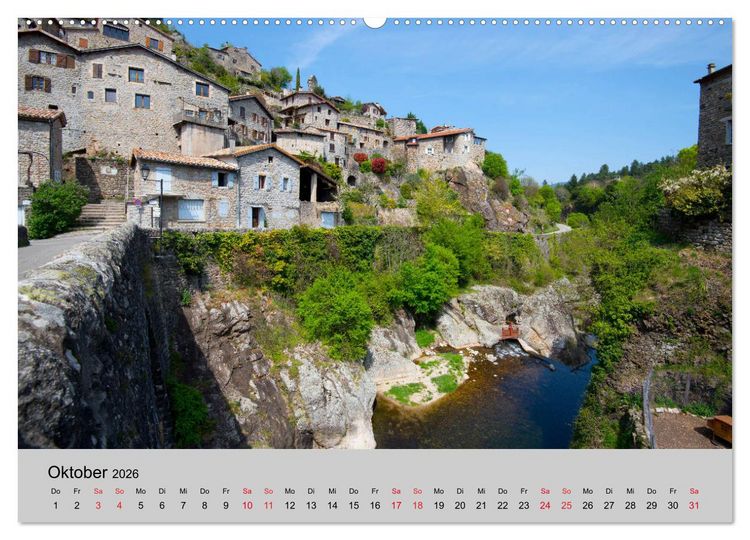 Produktbild: Bezaubernde Ard&egrave;che (hochwertiger Premium Wandkalender 2026 DIN A2 quer), Kunstdruck in Hochglanz