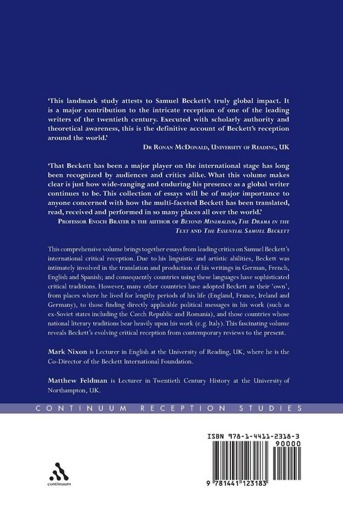 Produktbild: The International Reception of Samuel Beckett
