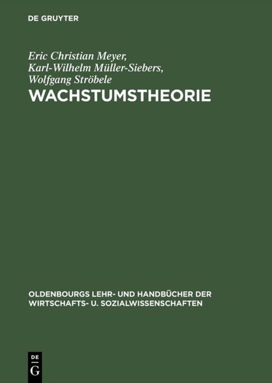 Produktbild: Wachstumstheorie
