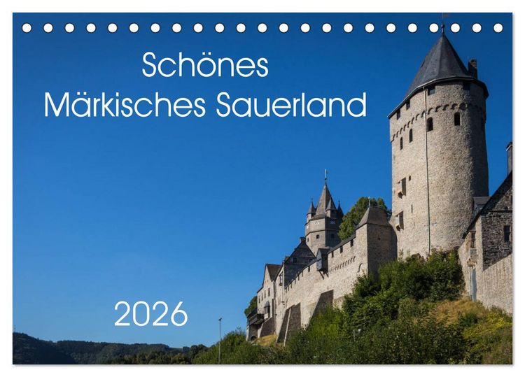 Produktbild: Sch&ouml;nes M&auml;rkisches Sauerland (Tischkalender 2026 DIN A5 quer), CALVENDO Monatskalender