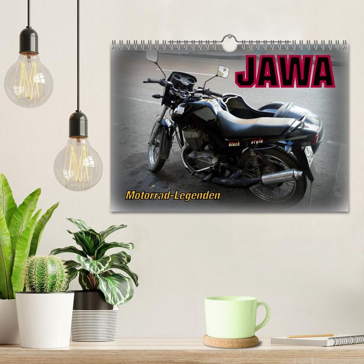 Produktbild: Motorrad-Legenden: JAWA (Wandkalender 2026 DIN A4 quer), CALVENDO Monatskalender