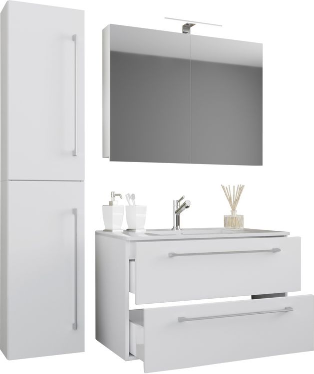 Produktbild: 4-tlg. Waschplatz Waschtisch Badinos Schublade SC