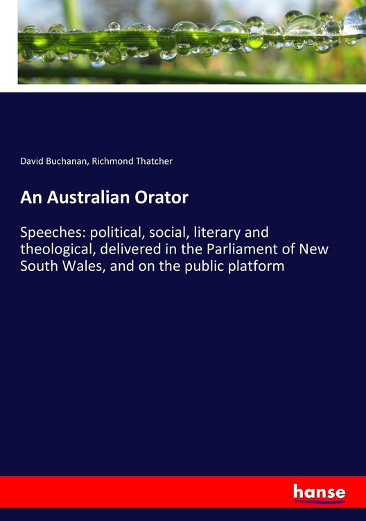 Produktbild: An Australian Orator