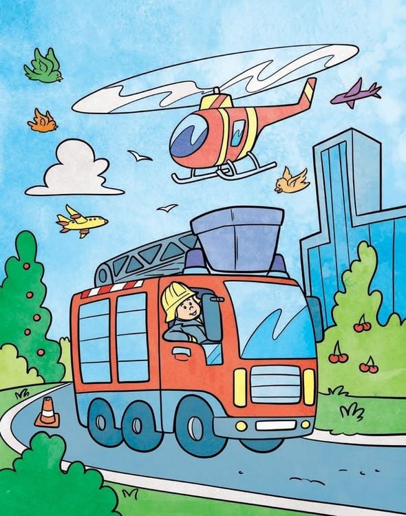 Produktbild: Malen mit Wasserzauber Fahrzeuge
