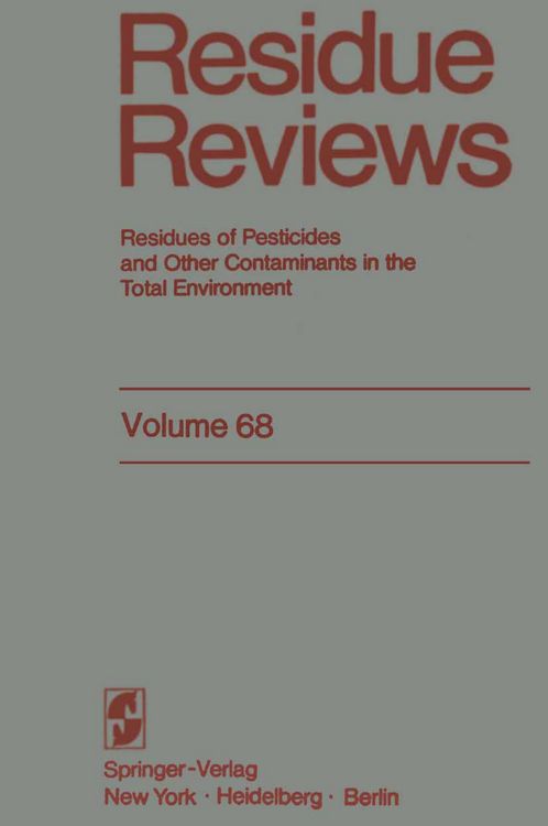 Produktbild: Residue Reviews