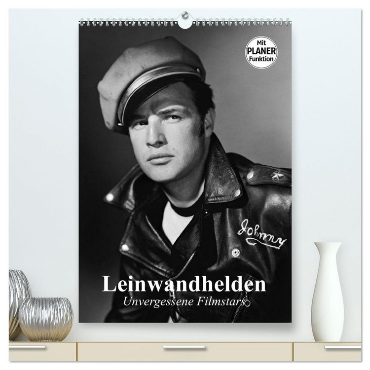 Produktbild: Leinwandhelden. Unvergessene Filmstars (hochwertiger Premium Wandkalender 2026 DIN A2 hoch), Kunstdruck in Hochglanz