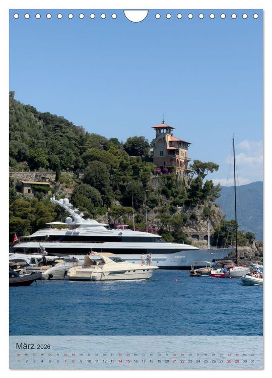 Produktbild: Portofino - Im Herzen der italienischen Riviera!! (Wandkalender 2026 DIN A4 hoch), CALVENDO Monatskalender