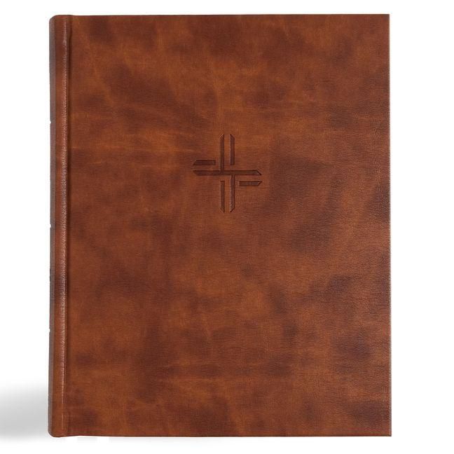 Produktbild: CSB Notetaking Bible, Expanded Reference Edition, Brown Leathertouch Over Board