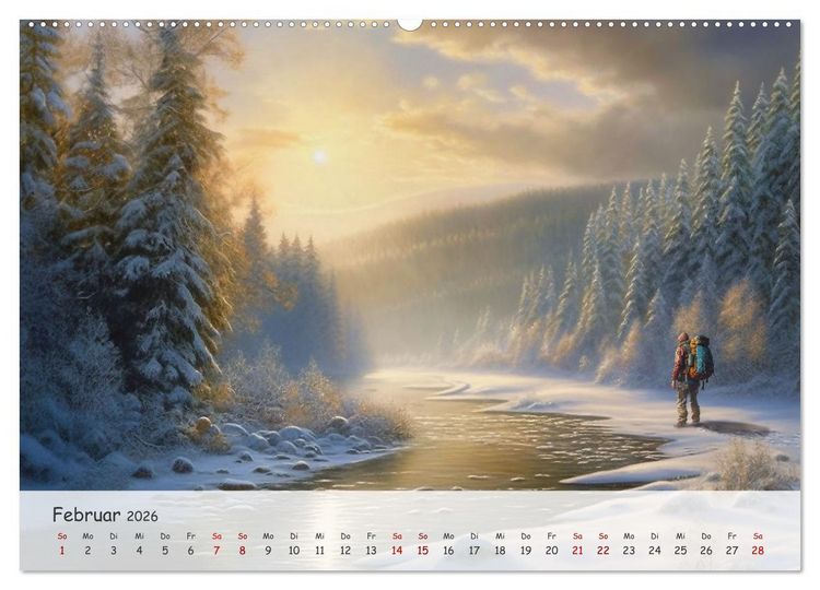 Produktbild: Die Stille des Nordens (Wandkalender 2026 DIN A2 quer), CALVENDO Monatskalender