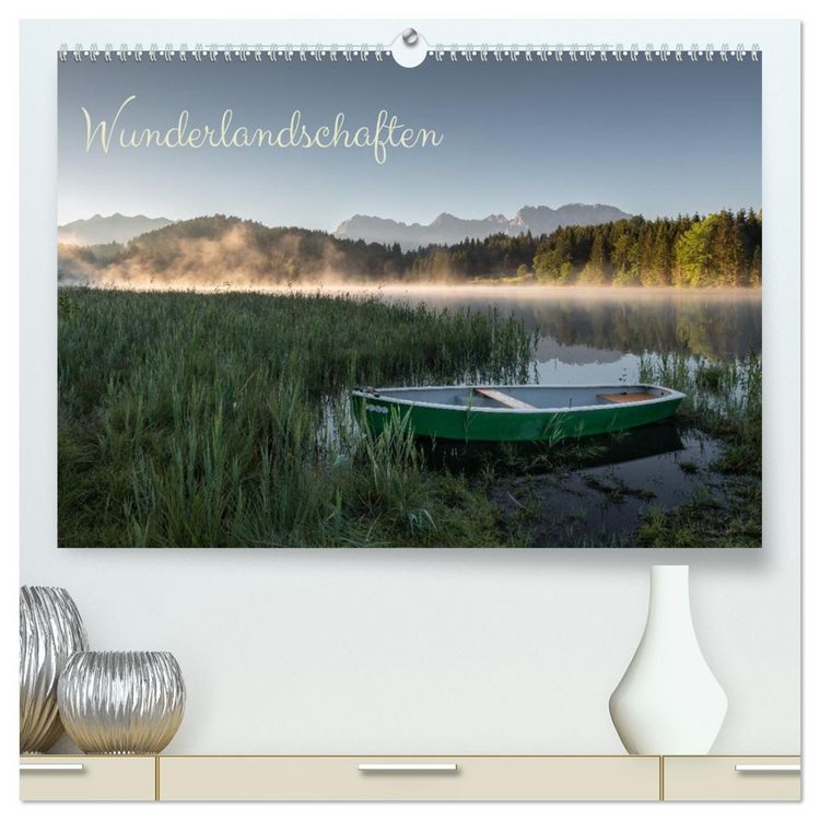 Produktbild: Wunderlandschaften (hochwertiger Premium Wandkalender 2026 DIN A2 quer), Kunstdruck in Hochglanz
