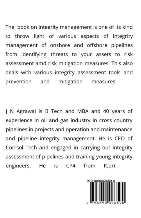 Produktbild: Integrity Management of Onshore and Offshore Pipelines
