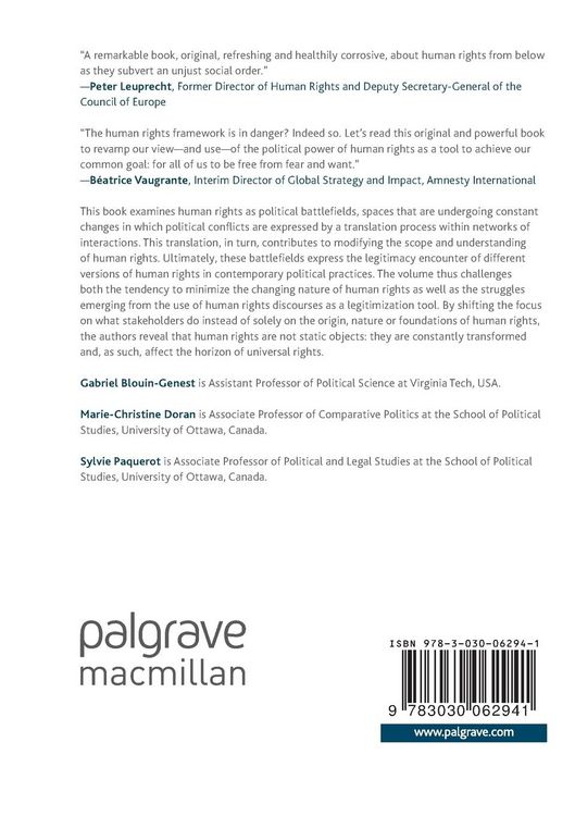 Produktbild: Human Rights as Battlefields