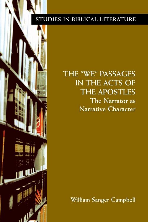 Produktbild: The "We" Passages in the Acts of the Apostles