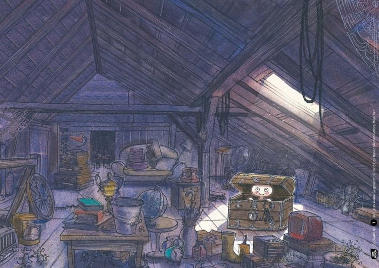 Produktbild: Das kleine Gespenst. Tohuwabohu auf Burg Eulenstein. Kamishibai Bildkartenset