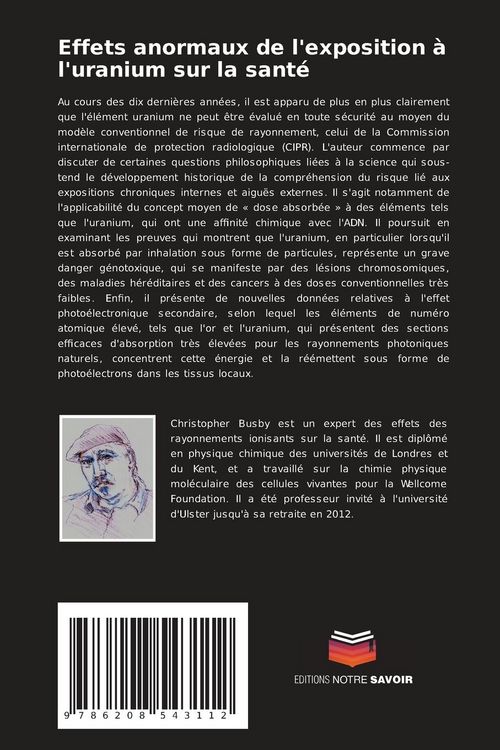 Produktbild: Effets anormaux de l'exposition &agrave; l'uranium sur la sant&eacute;