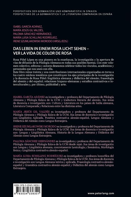 Produktbild: Das Leben in einem Rosa Licht sehen - Ver la vida de color de Rosa