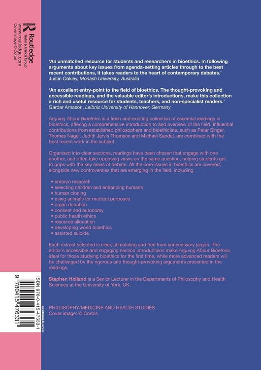 Produktbild: Arguing About Bioethics