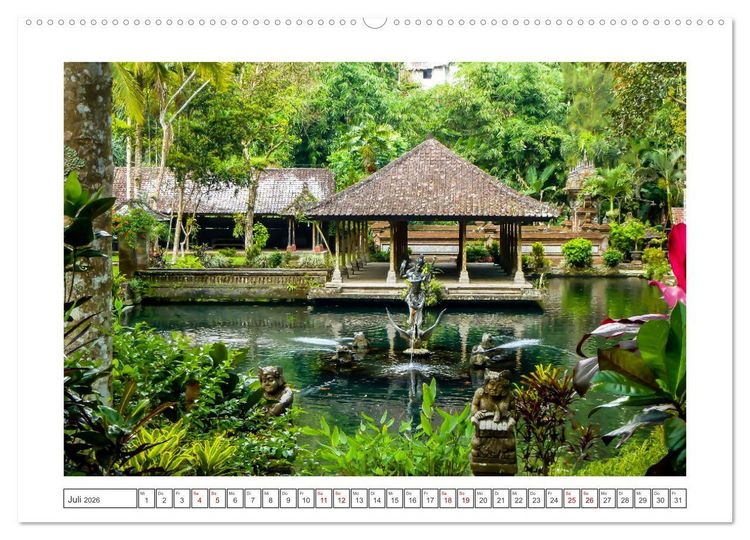 Produktbild: Bali Insel der G&ouml;tter (hochwertiger Premium Wandkalender 2026 DIN A2 quer), Kunstdruck in Hochglanz