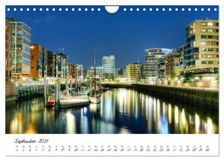 Produktbild: Mit Hamburg durchs Jahr 2027 (Wandkalender 2027 DIN A4 quer), CALVENDO Monatskalender