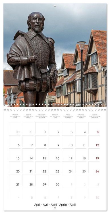 Produktbild: Stratford upon Avon - Shakespeare's Hometown (Wall Calendar 2026 12 &times; 12 Inch) CALVENDO 12 Month Wall Calendar