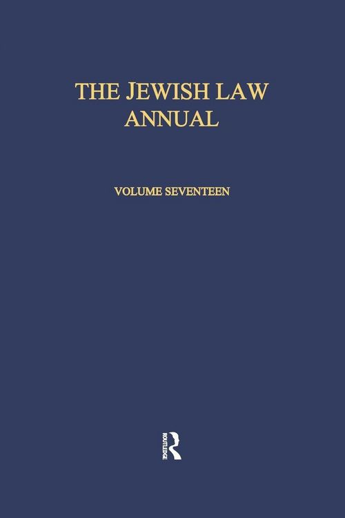 Produktbild: The Jewish Law Annual Volume 17