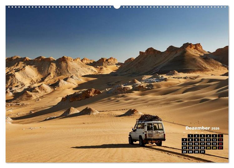 Produktbild: &Auml;gypten &ndash; westliche W&uuml;sten (hochwertiger Premium Wandkalender 2026 DIN A2 quer), Kunstdruck in Hochglanz