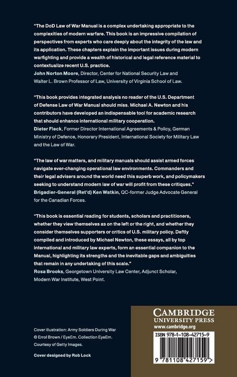 Produktbild: The United States Department of Defense Law of War Manual