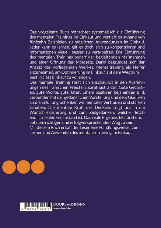 Produktbild: Mentales Training im Einkauf