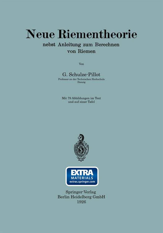 Produktbild: Neue Riementheorie