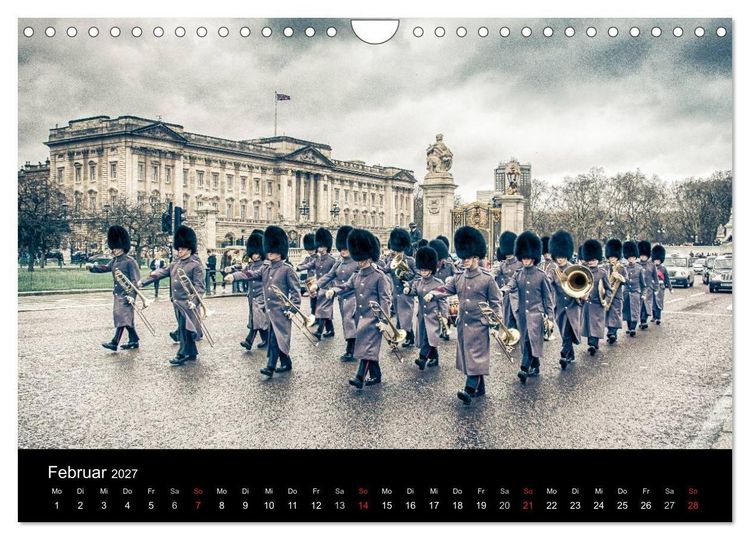 Produktbild: London an der Themse (Wandkalender 2027 DIN A4 quer), CALVENDO Monatskalender