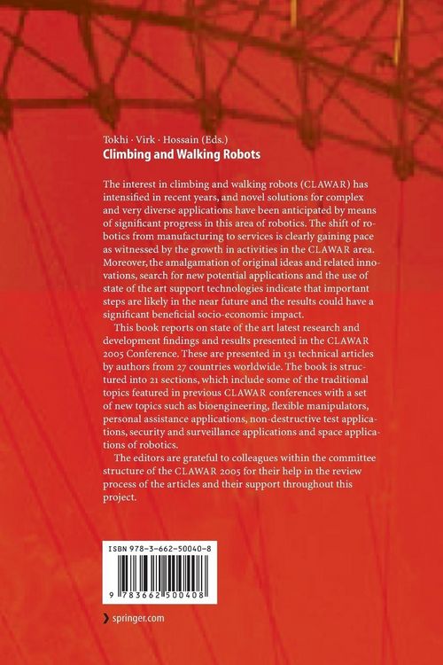 Produktbild: Climbing and Walking Robots