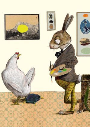 Produktbild: Osterhase, Postkarten